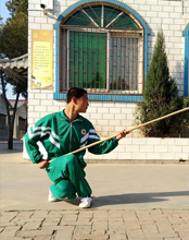 在登封市圆峰文武学校学习的芊芊学子
